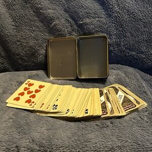 Vintage Collectible Tin Robert E. Lee Riverboat Playing Cards Numbered 1333